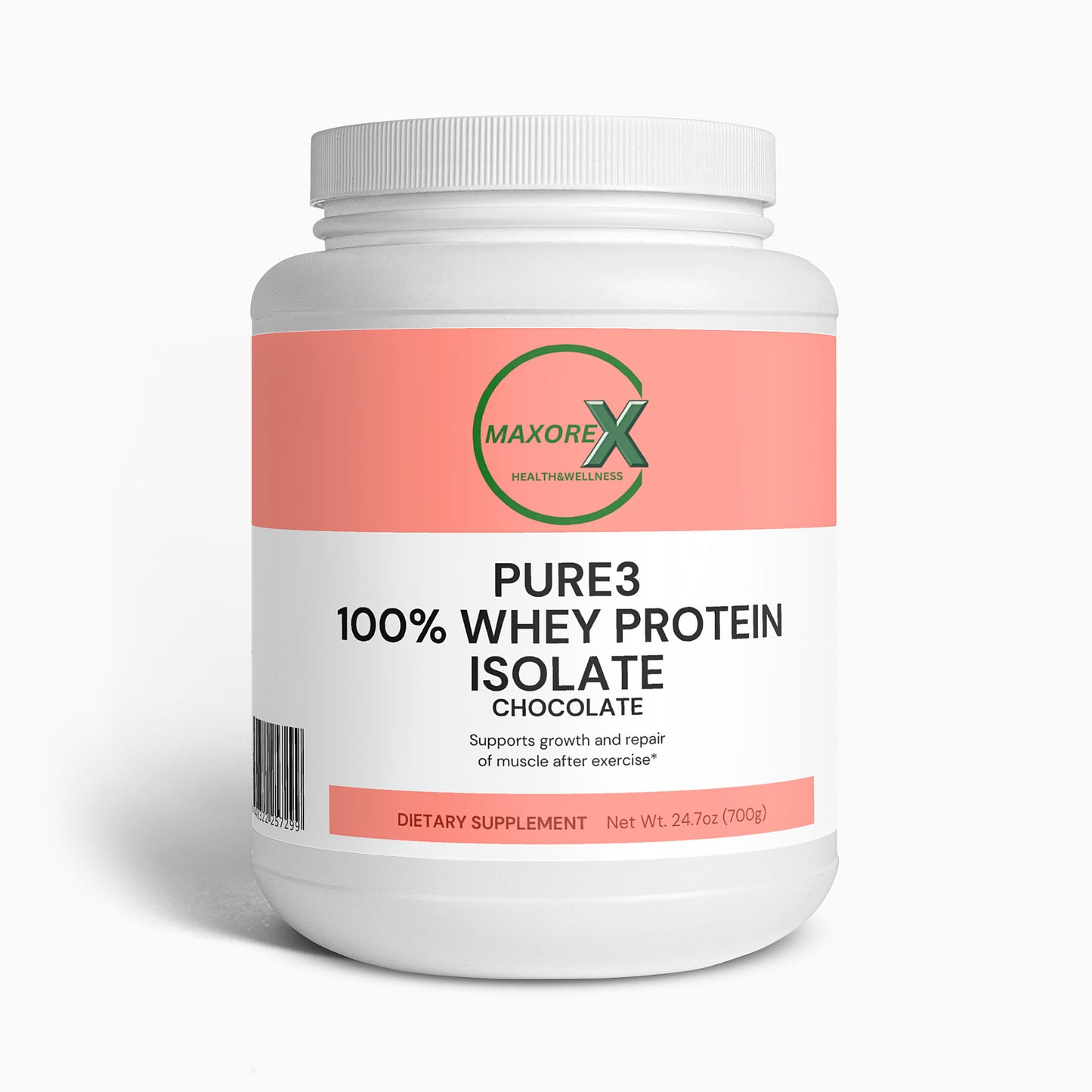 Pure3 100% Whey Protein Isolate (Chocolate)