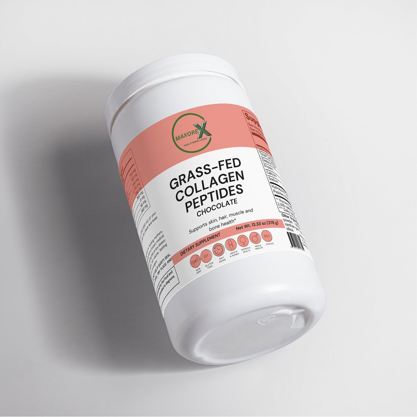 Grass-Fed Collagen Peptides Powder (Chocolate)