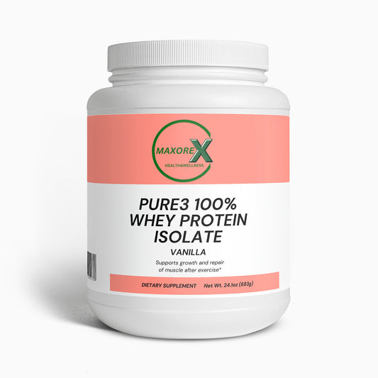 Pure3 100% Whey Protein Isolate (Vanilla)