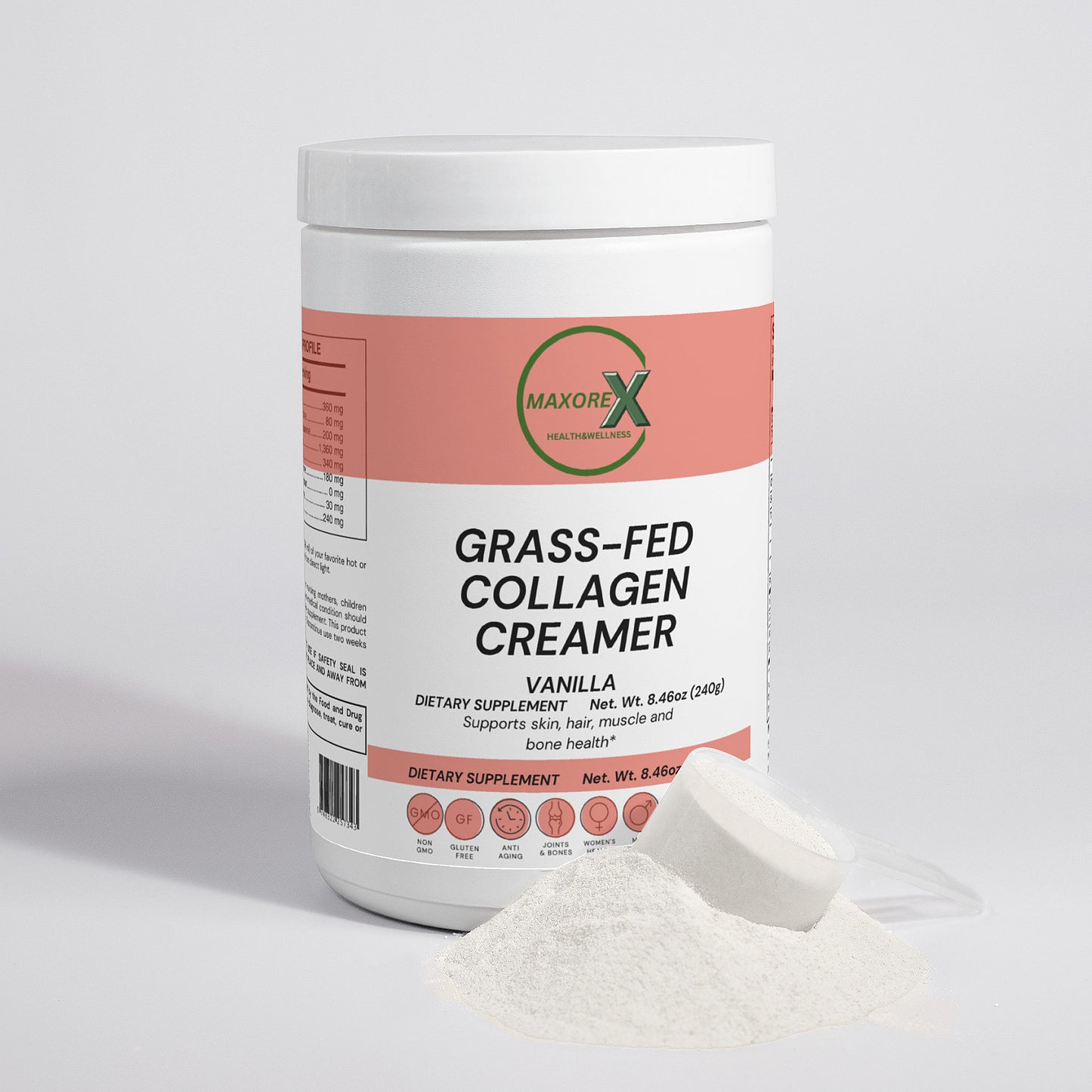 Grass-Fed Collagen Creamer (Vanilla)